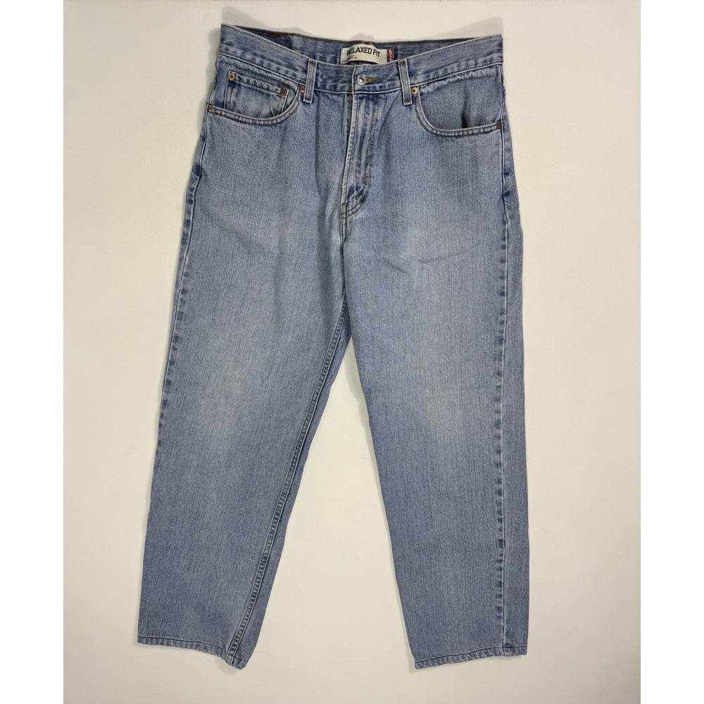 Levis 550 Relaxed Fit Jeans Mens 34x32 (34x30) Work Denim Grunge Construction